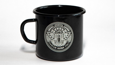 Кружка "Пермский звериный стиль". Цвет: черный